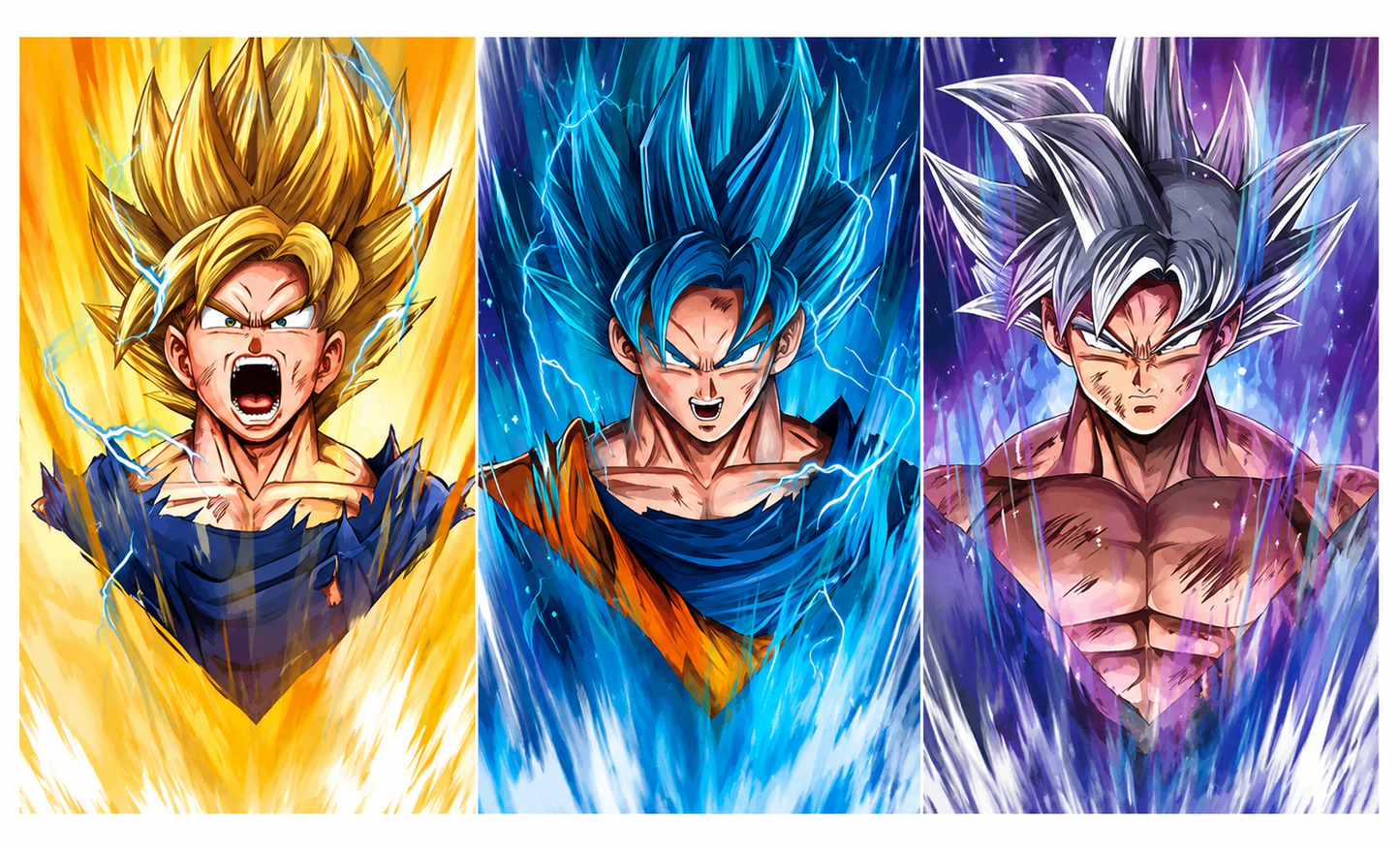 Póster Goku 3D