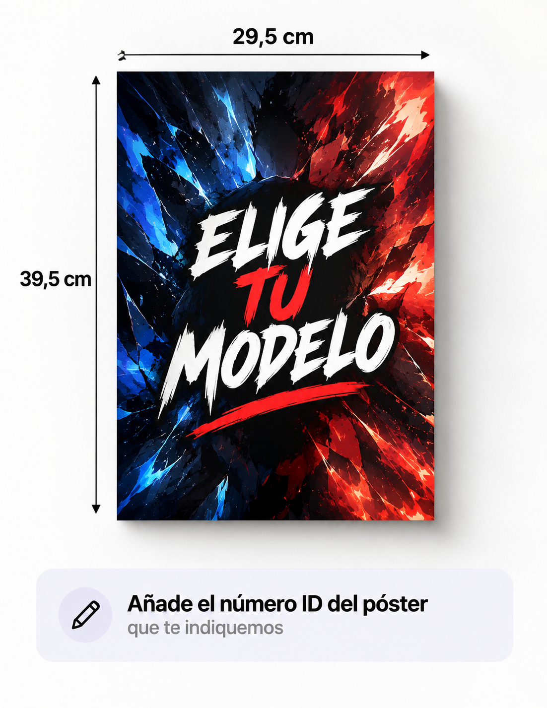 Póster 3D por encargo