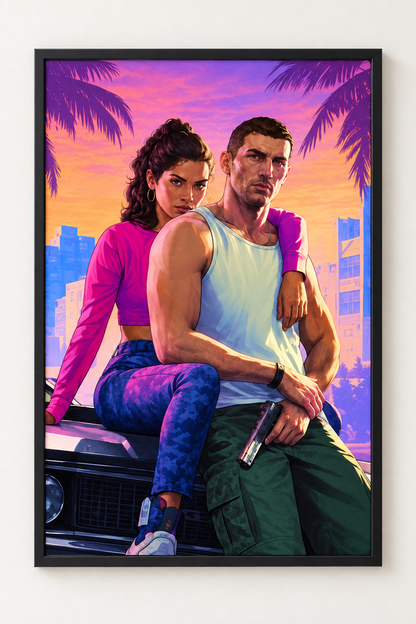 Poster de GTA VI 3D