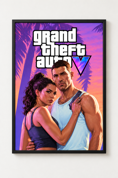 Poster de GTA VI 3D